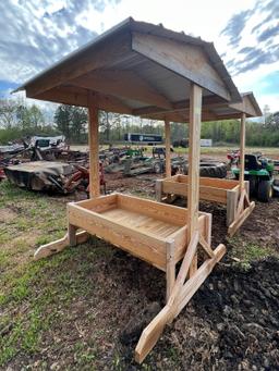 Wooden Feed Trough