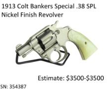 1931 Colt Bankers Special .38 SPL Revolver
