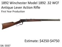 1892 Winchester Model 1892 .32 WCF Antique Rifle
