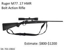 Ruger M77 .17 HMR Bolt Aciton Rifle