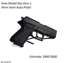 Arex Model Rex Zero 1 9mm Semi-Auto Pistol