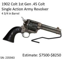 1902 Colt 1st Gen .45 Colt Single Action Army