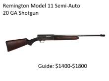Remington Model 11 Semi-Auto 20 GA Shotgun