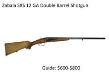 Zabala SKS 12 GA Double Barrel Shotgun