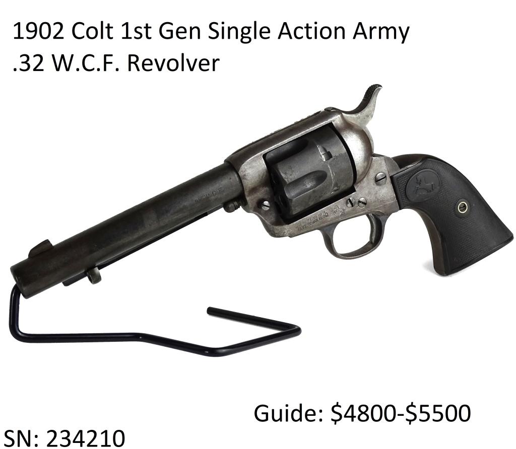 1902 Colt 1st Gen SAA .32 W.C..F Revolver