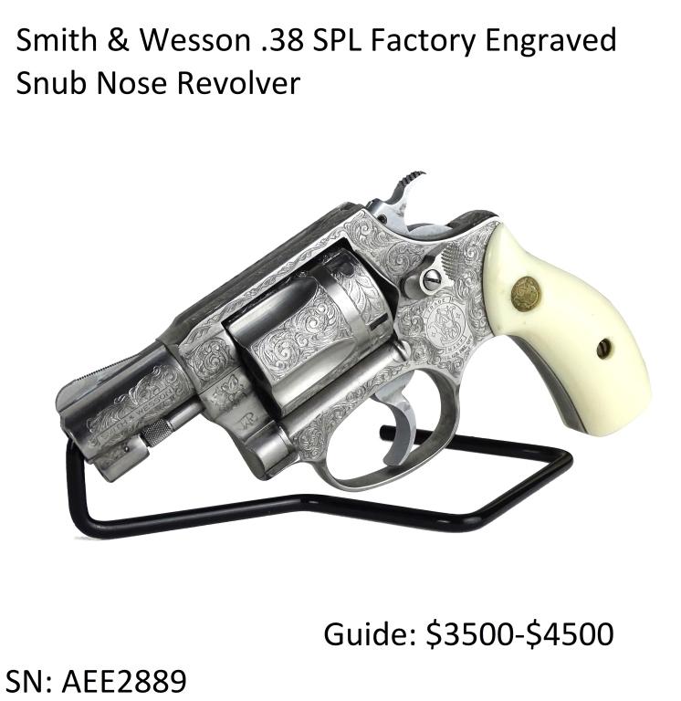 Smith & Wesson .38 SPL Factory Engraved Revolver