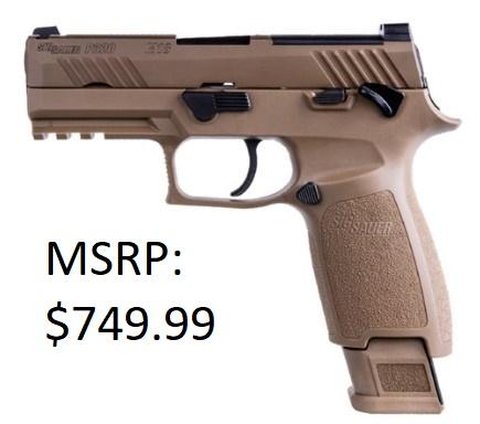 Sig Sauer P320 M18 Carry 9mm FDE Pistol