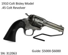 1910 Colt Bisley Model .45 ACP Revolver