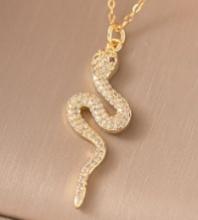 Sterling Silver Womens Gold Plated Necklace