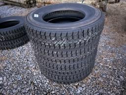 (4) New Recap Sumitomo 11R24.5 Tires