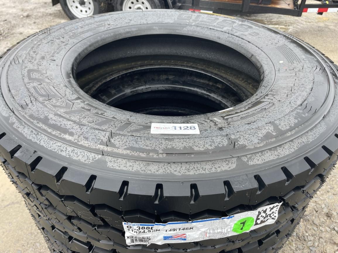 (4) New Falken GI388D 11R24.5 Tires