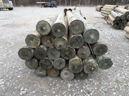 7"x8' Bundle of Pressure Treated Fence Posts