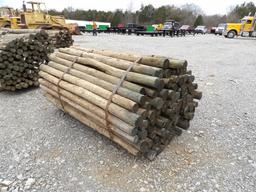 3"x7' Bundle of Pressure Treated Posts