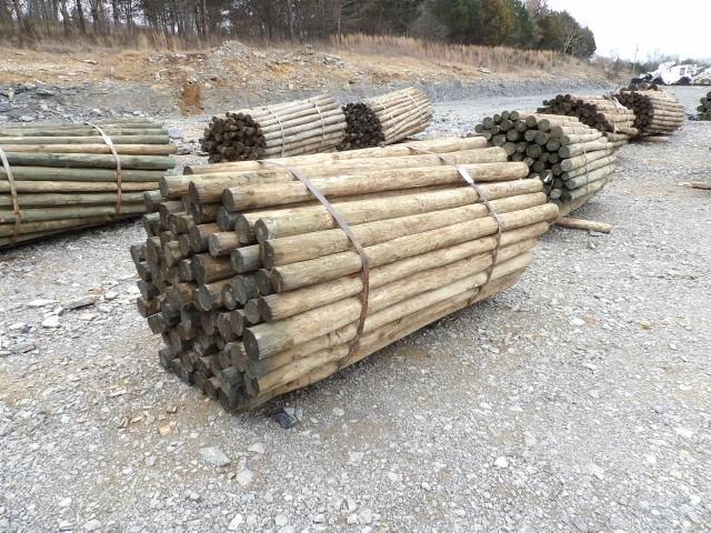 3"x7' Bundle of Pressure Treated Posts