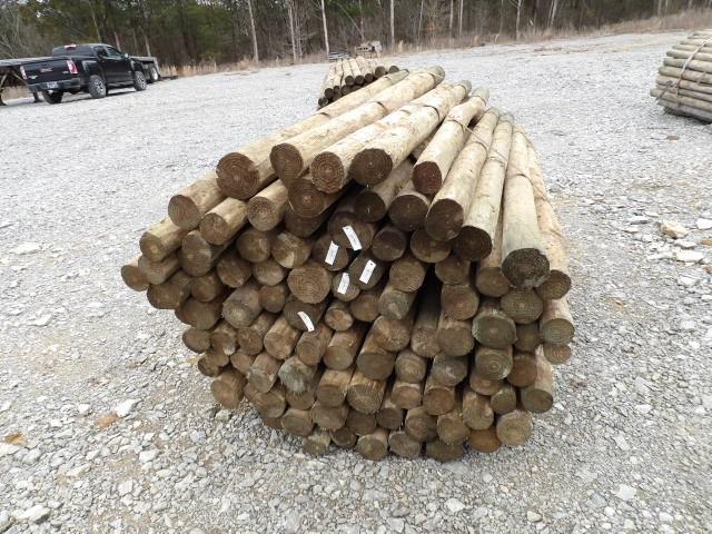 3"x7' Bundle of Pressure Treated Posts