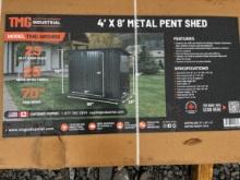 New TMG-MS0408 Pent Shed 4' X 8'