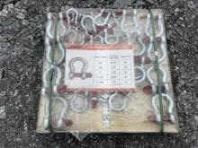 New Diggit Lot of Screw Pin Anchor Shackles