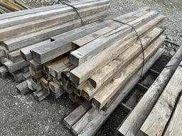 Lot of 4x4 Wood Posts