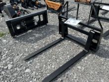 Unused 2023 Mower King SA Skid Steer Forks