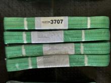 (4) NEW Paladin Duplex Poly Webbing 12T Lifting Slings