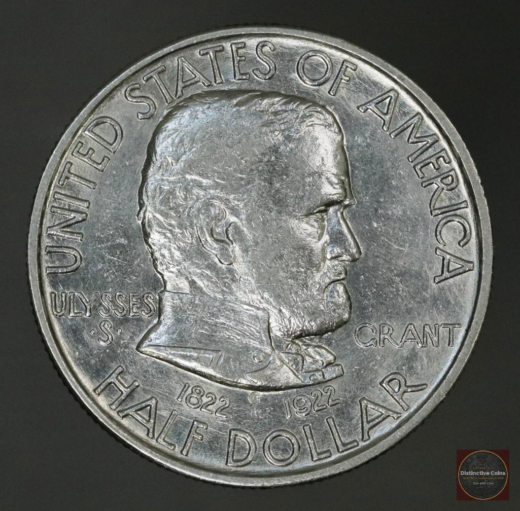 1922 Grant Memorial Commemorative Silver Half Dollar