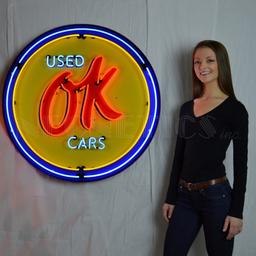 OK Used Cars 36" Neon Sign