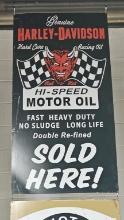 Harley Davidson Higjlh Speed Motor Oil Sign