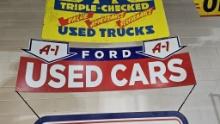 Ford A1 Used Cars Metal Sign