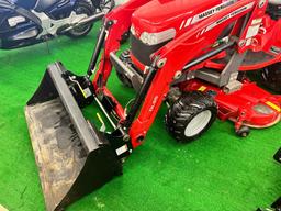 2017 Massey Ferguson GC1715 Tractor w/ DL95 loader w/ quick attach, showing 416 hours, 4 x 4