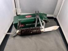 ON MY! Case XX 650045R SS 5 Blade camp knife, WITH PLIERS, in original box