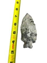 Arrowheads Indian Artifacts Bifurcate Ohio 3 7/8" Great Point Flint