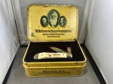 Case XX 2 Blade Pocket Knife w/ commemorative tin, TB 52117 SS