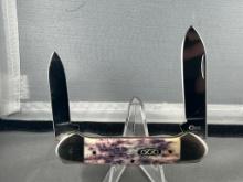 Case XX 2 Blade Canoe Pocket Knife, 62131 SS