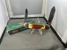 Case XX 2 Blade Canoe Pocket Knife, 52131 SS