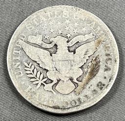 1899 Barber Half Dollar, 90% Silver