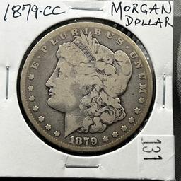 KEY DATE 1879-CC Morgan Silver Dollar