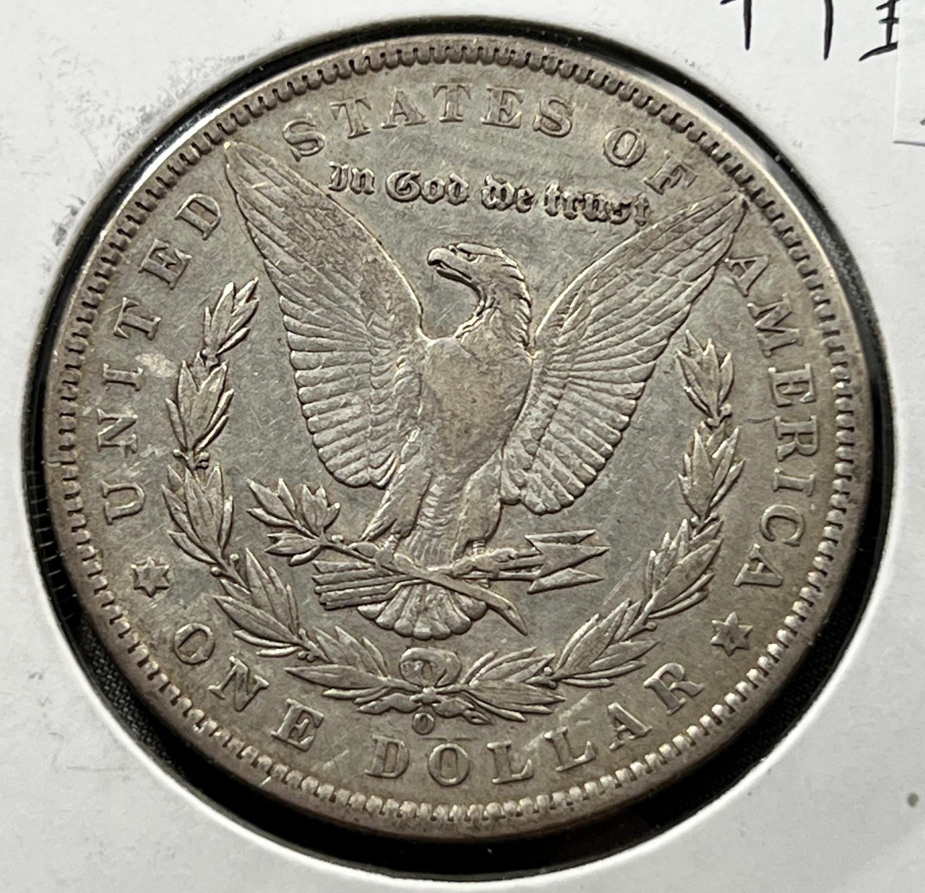 1892-O Morgan Silver Dollar