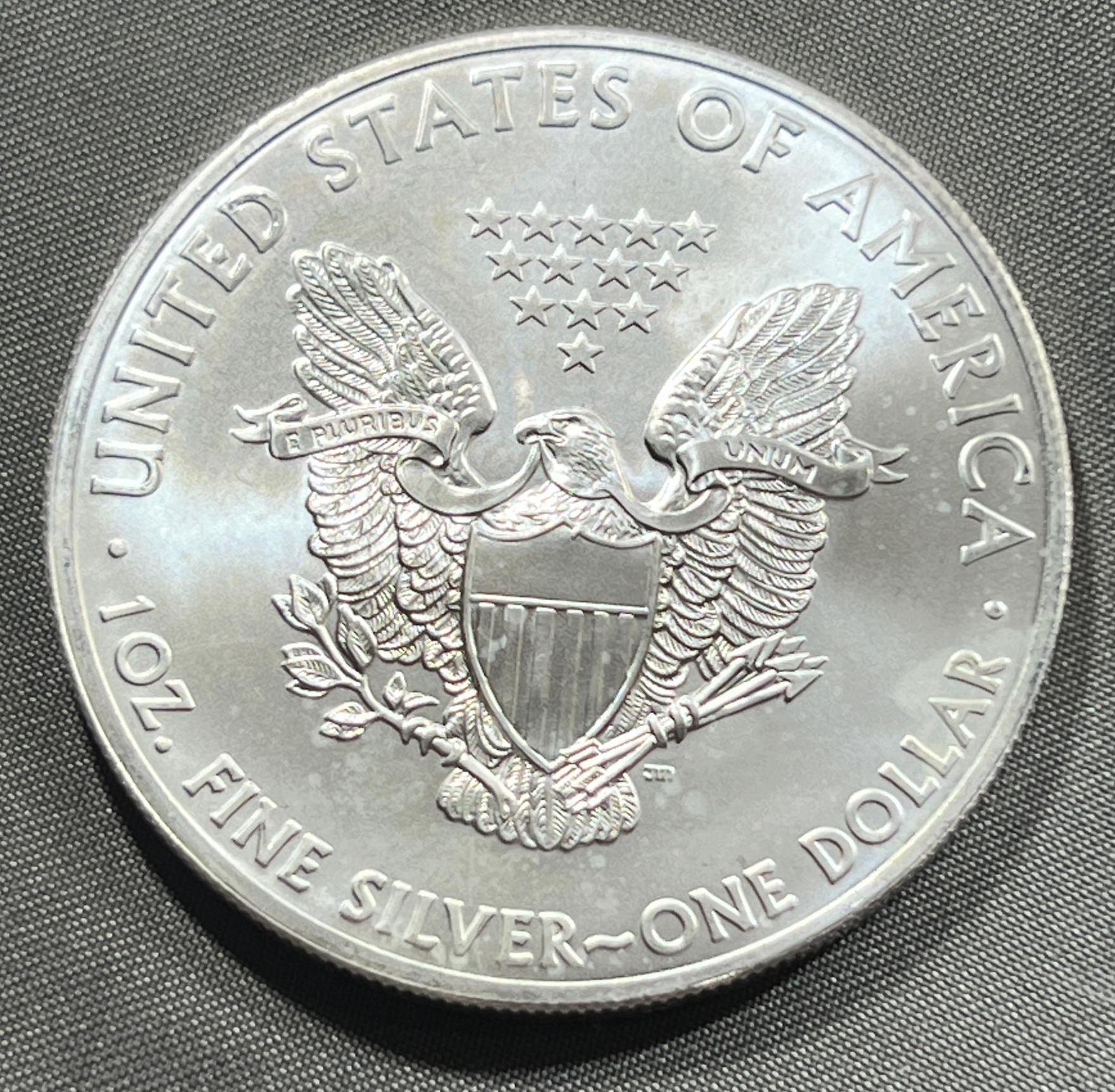 2013 US Silver Eagle Dollar Coin, .999 Fine Silver