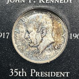 1964 Kennedy Half Dollar, 90% Silver