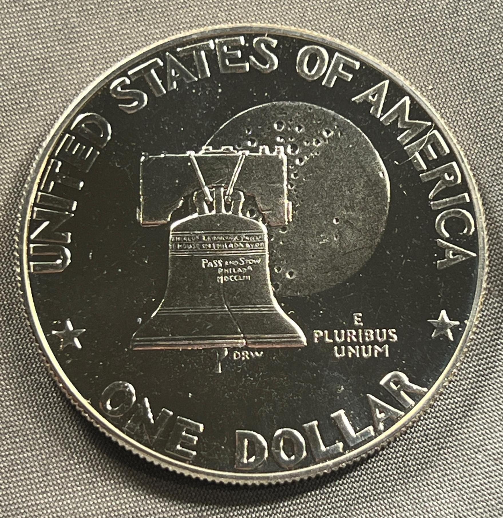 1976-S 40% Silver Proof Eisenhower BiCentennial Dollar