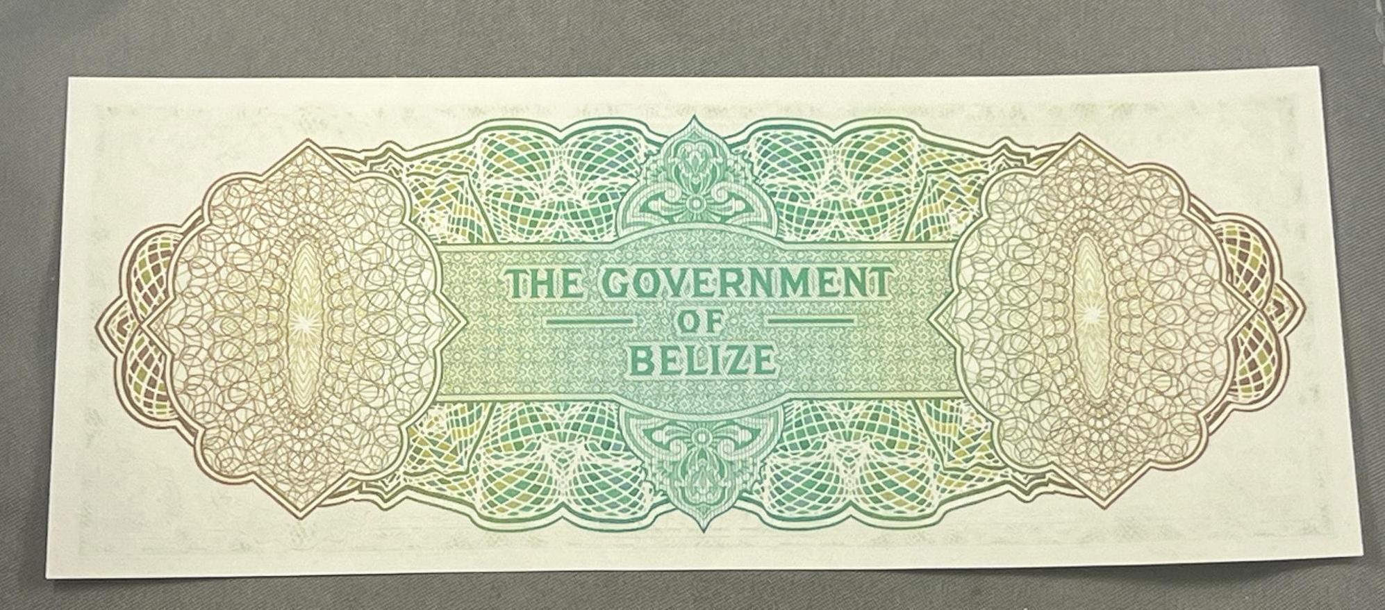 1976 The Government of Belize One Dollar note, UNCirculated