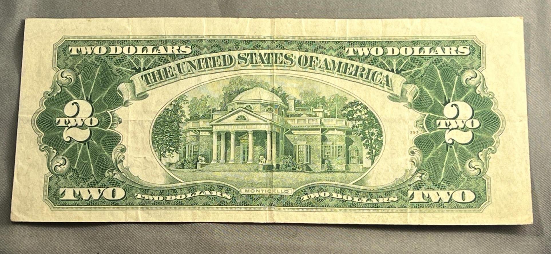 1953A $2.00 Red Seal Star US Note