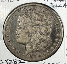 KEY DATE- 1878-CC US Morgan Silver Dollar