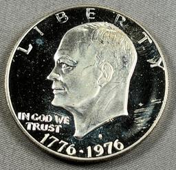 1976-S 40% Silver Proof Eisenhower BiCentennial Dollar