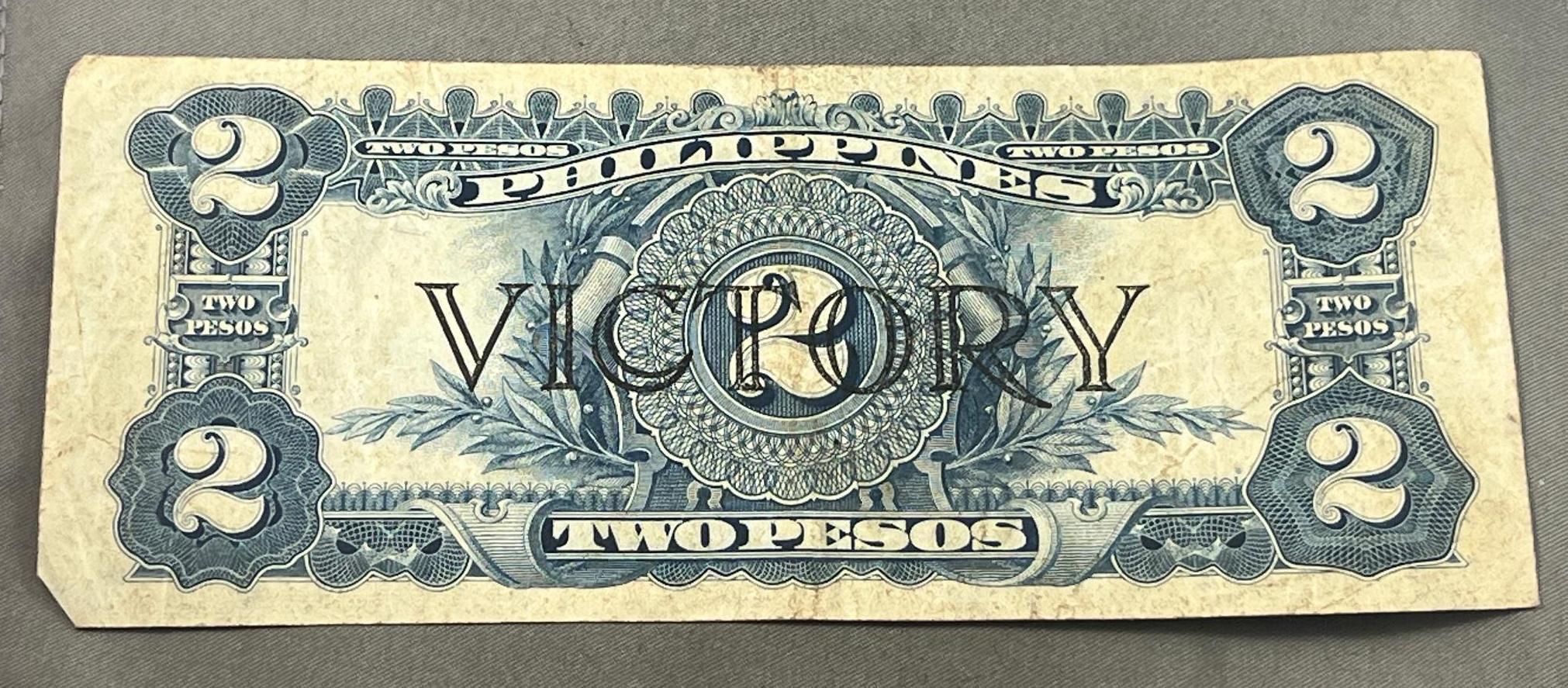 Victory Series no. 66 Philippines Two Peso Bank Note