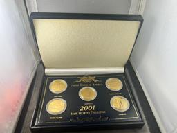 2001 Gold Plated State Quarter Set