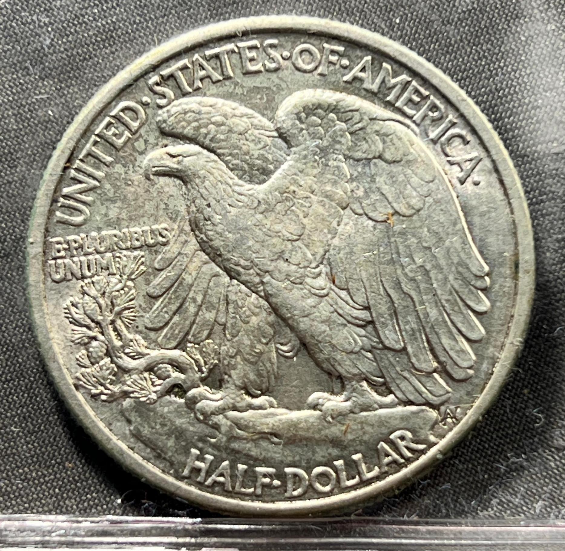 1940 US Walking Liberty Half Dollar, 90% Silver