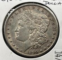 KEY DATE- 1890-CC US Morgan Silver Dollar