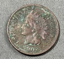 KEY DATE 1908-S Indianhead Cent