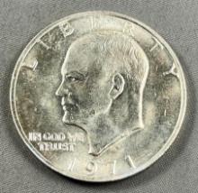 1971-S 40% Silver Eisenhower Dollar